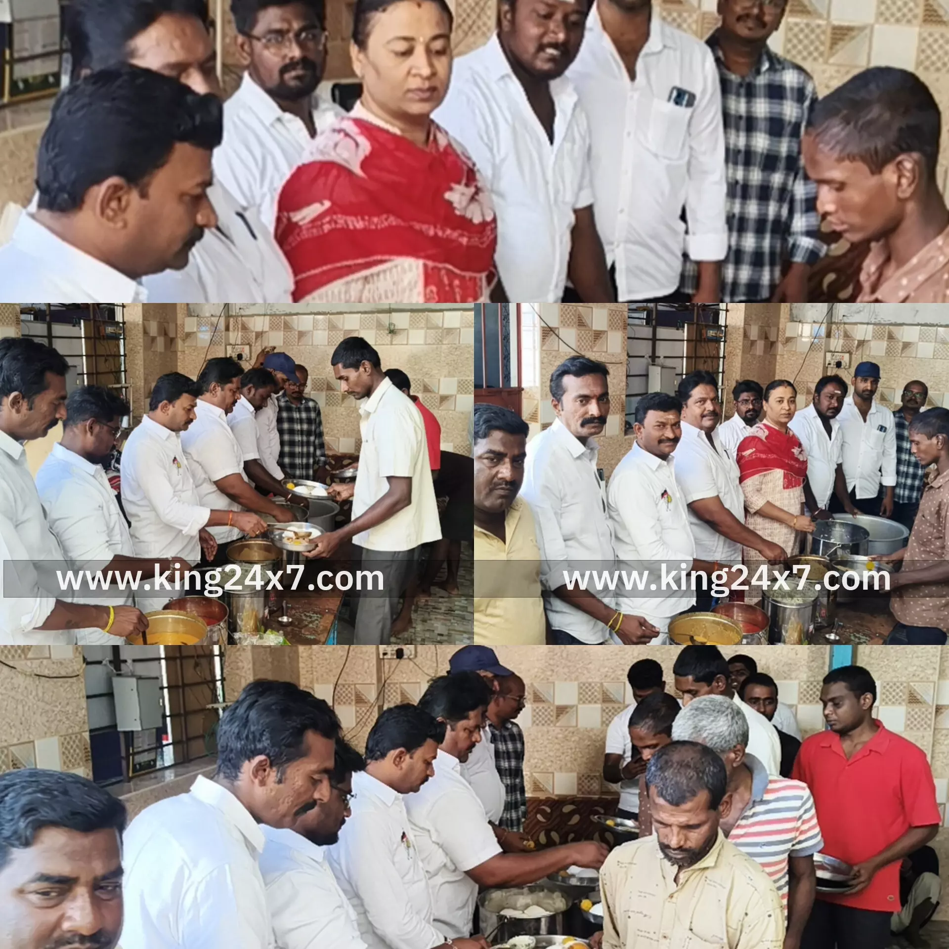 ராசிபுரம் நகராட்சி பகுதியில் அனைக்கும் கர இல்லத்தில் அன்னதானம்...