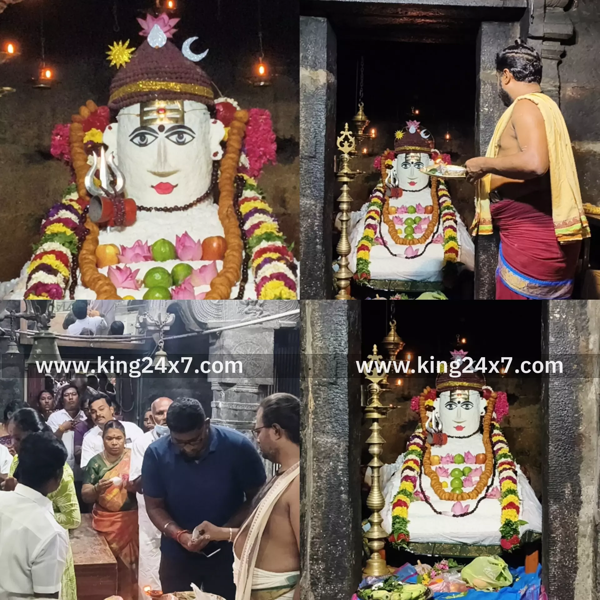 ராசிபுரம் ஸ்ரீ கைலாசநாதர் ஆலயத்தில் அன்னாபிஷேகம்...