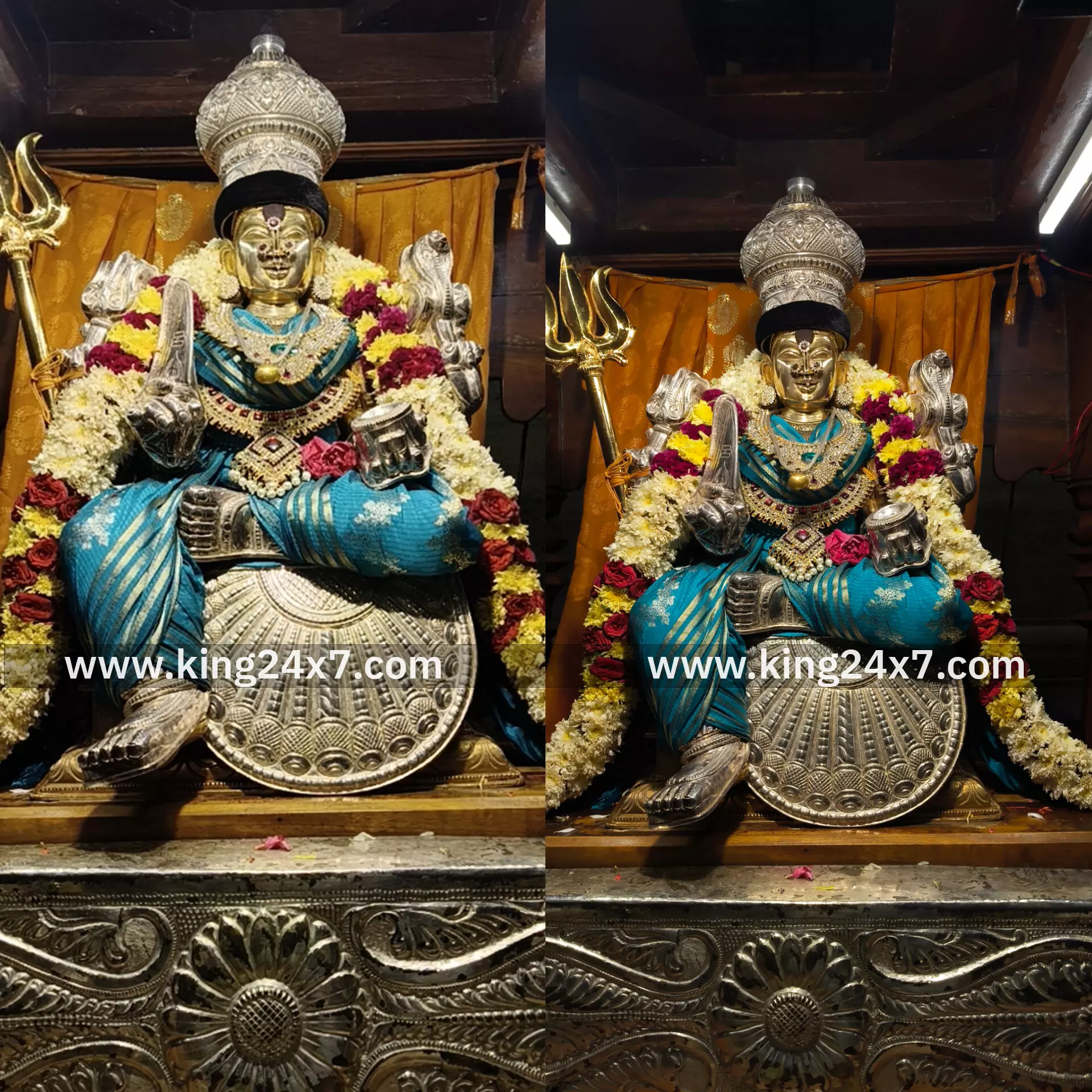 ராசிபுரம் ஸ்ரீ அங்காள பரமேஸ்வரி கோவிலில் சிறப்பு பூஜை அலங்காரம் பக்தர்கள் சாமி தரிசனம்..