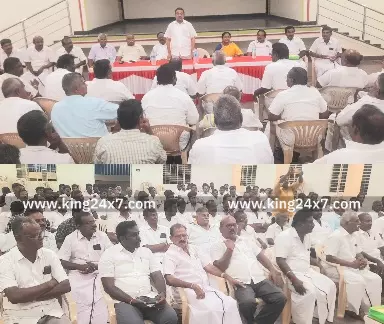 தி.மு.க. சார்பில் வாக்கு சாவடி முகவர்கள் ஆலோசனை கூட்டம்.