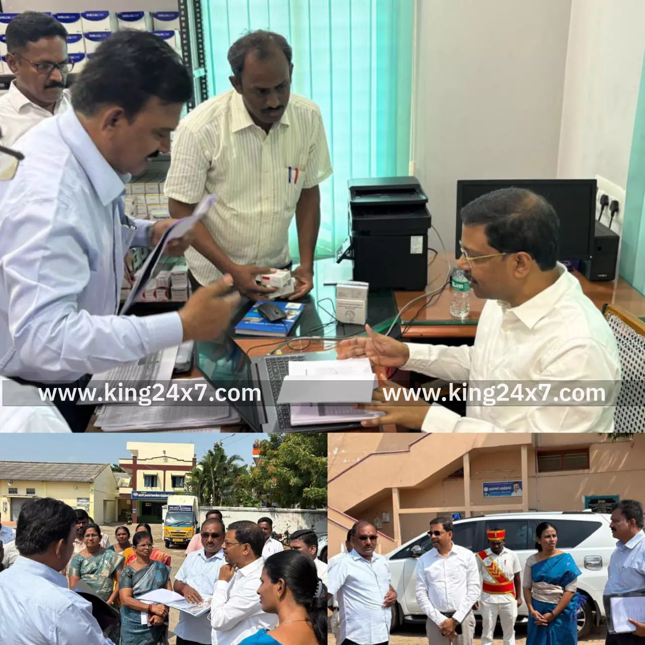 நாமக்கல் மாவட்ட மத்தியக் கூட்டுறவு வங்கியில் CBS மற்றும் CTS ஆகிய பிரிவுகளுக்கான கட்டடங்களை கூட்டுறவு துறை செயலர் சத்யபிரதா சாகு திறந்து வைத்தார்! நாமக்கல் மாவட்ட மத்தியக் கூட்டுறவு வங்கியில் CBS மற்றும் CTS ஆகிய பிரிவுகளுக்கான கட்டடங்களை கூட்டுறவு துறை செயலர் சத்யபிரதா சாகு திறந்து வைத்தார்!