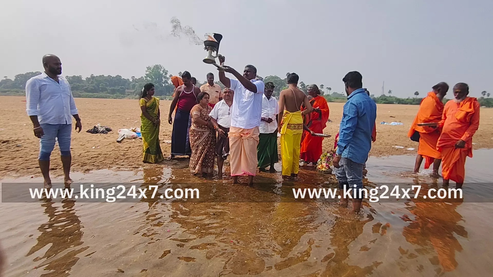 குளித்தலை வந்தடைந்த காவிரி விழிப்புணர்வு துலா தீர்த்த ரத யாத்திரை