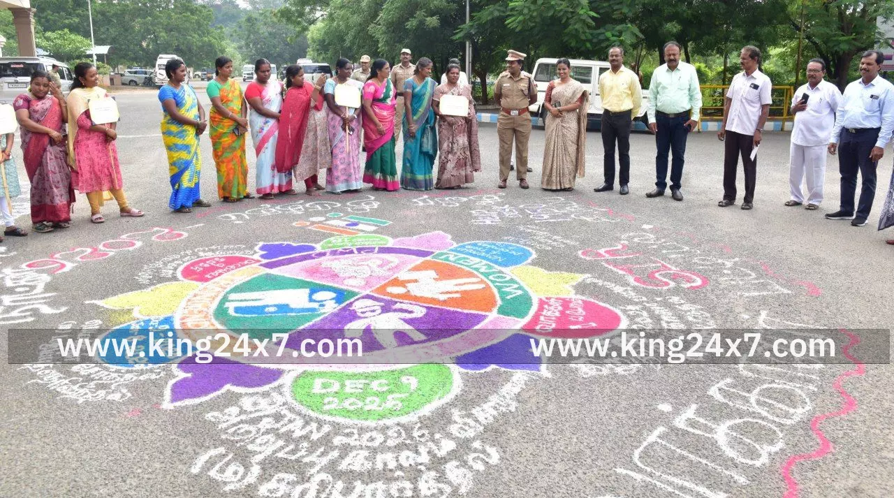 வாக்காளர் பட்டியல் சிறப்பு தீவிர திருத்தம்-2026 தொடர்பாக நடைபெற்ற விழிப்புணர்வு நிகழ்ச்சியினை பார்வையிட்ட மாவட்ட ஆட்சியர். வாக்காளர் பட்டியல் சிறப்பு தீவிர திருத்தம்-2026 தொடர்பாக நடைபெற்ற விழிப்புணர்வு நிகழ்ச்சியினை பார்வையிட்ட மாவட்ட ஆட்சியர்.