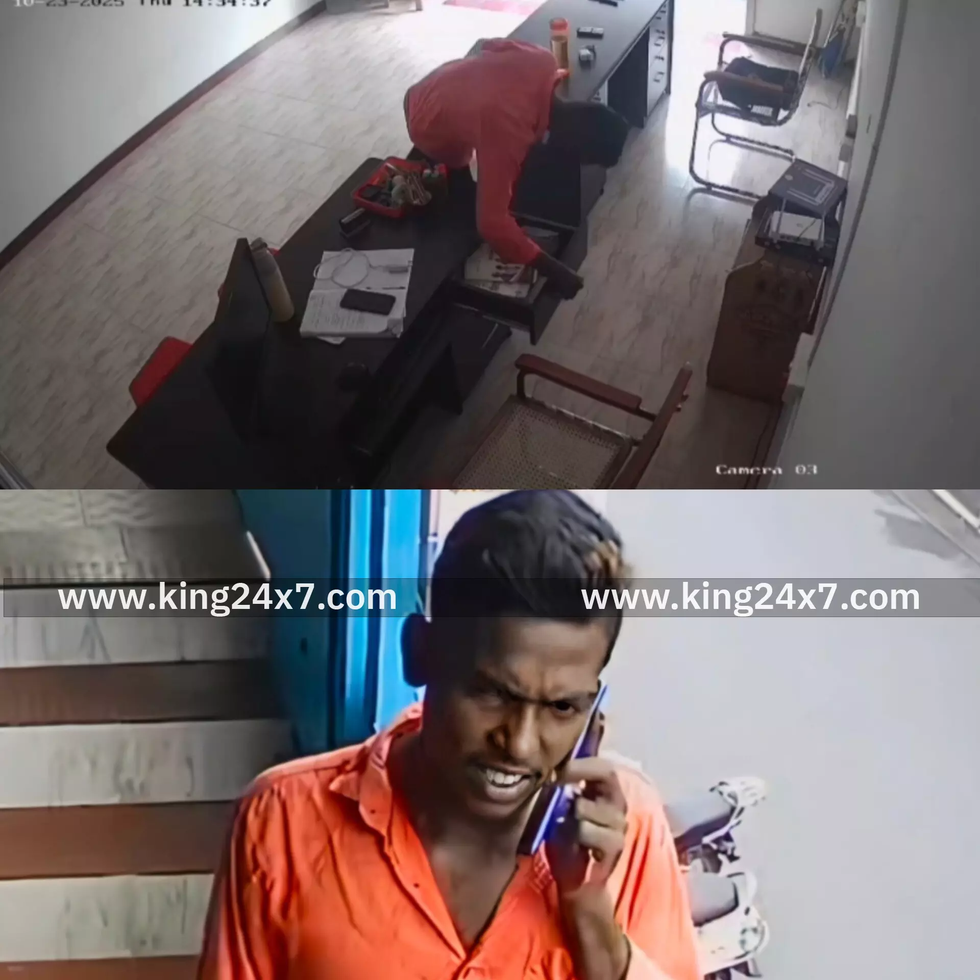 ராசிபுரத்தில் நெட் சர்வீஸ் சென்டரில் பட்டப்பகலில் 2000 ரூபாய் திருடிய இளைஞர் சிசிடிவி காட்சி வைரல்...