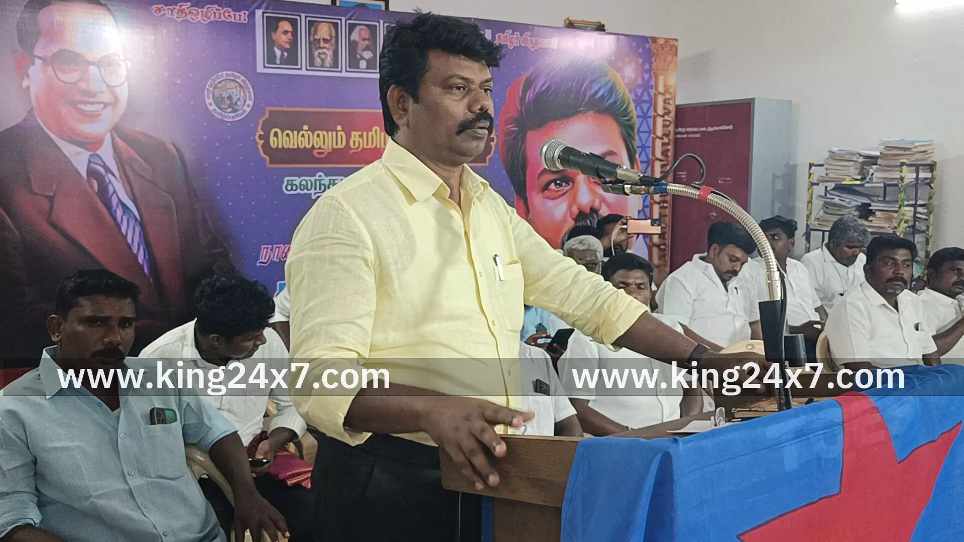 ஜனவரி நாலாம் தேதி ஈரோட்டில் தமிழ் புலிகள் கட்சியின் வெல்வோம் தமிழ்நாடு மாநாடு பெருந்திரளாக கலந்து கொள்ள கட்சியினருக்கு நாகை திருவள்ளுவன் அழைப்பு