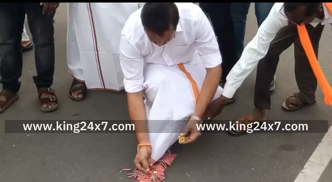 பீகாரை போல தமிழகத்திலும் பிஜேபி வெற்றி பெறும்.செந்தில்நாதன் கரூரில் பேட்டி.