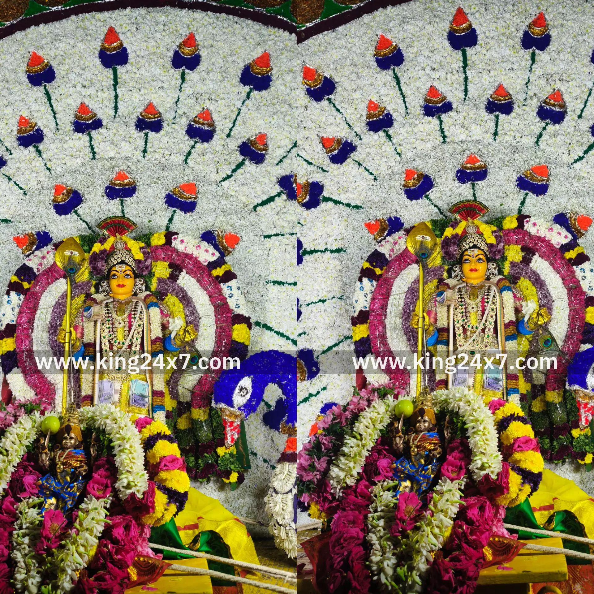 ஸ்ரீ நித்திய சுமங்கலி மாரியம்மன் பண்டிகை முன்னிட்டு சாமி ஊர்வலம் பக்தர்கள் தரிசனம்..