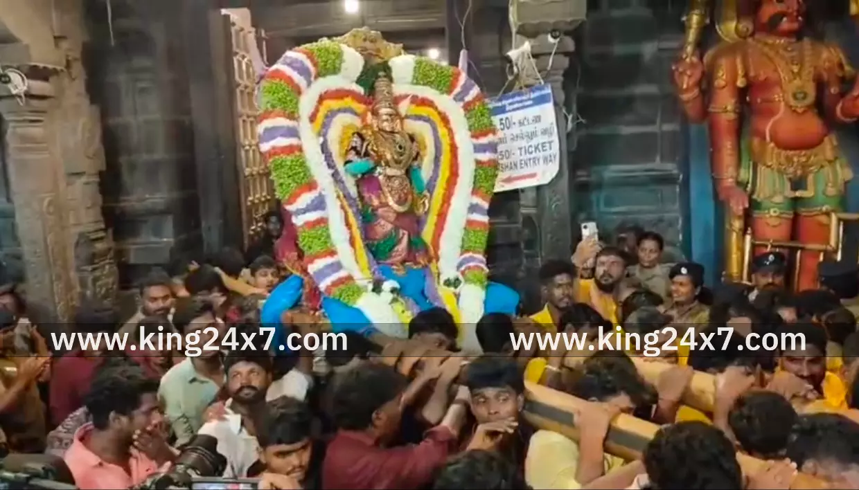 திருவண்ணாமலை மாநகரமே விழாக்கோலம் கார்த்திகை தீபத்திருவிழா கொடியேற்றத்துடன் துவக்கம்.