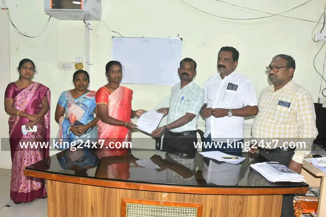 தென்காசி நகராட்சி மாற்றுத்திறனாளி நியமன நகர் மன்ற உறுப்பினர் பதவியேற்பு