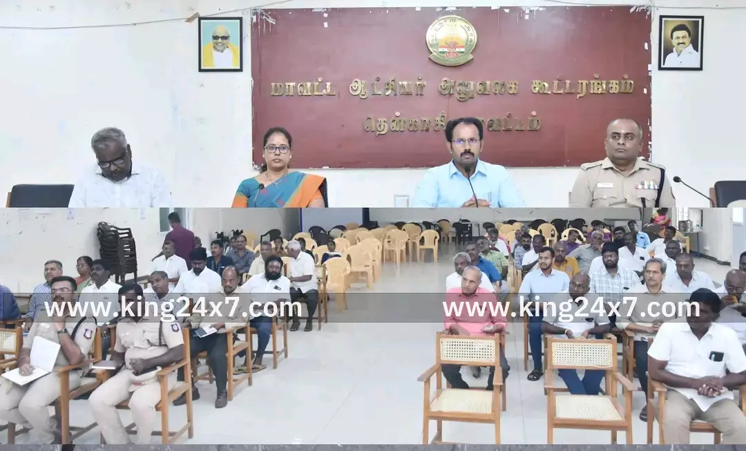 தென்காசியில் தனியார் பஸ் உரிமையாளர்களுடன் ஆலோசனை