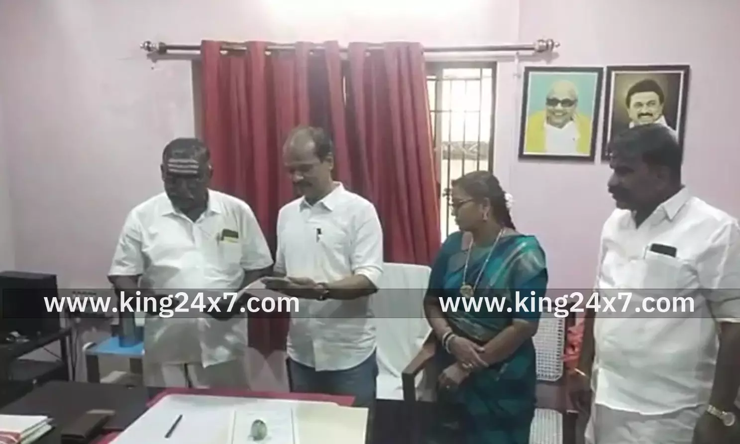 சிவகிரி பேரூராட்சியில் நியமன உறுப்பினருக்கு பதவி பிரமாணம்