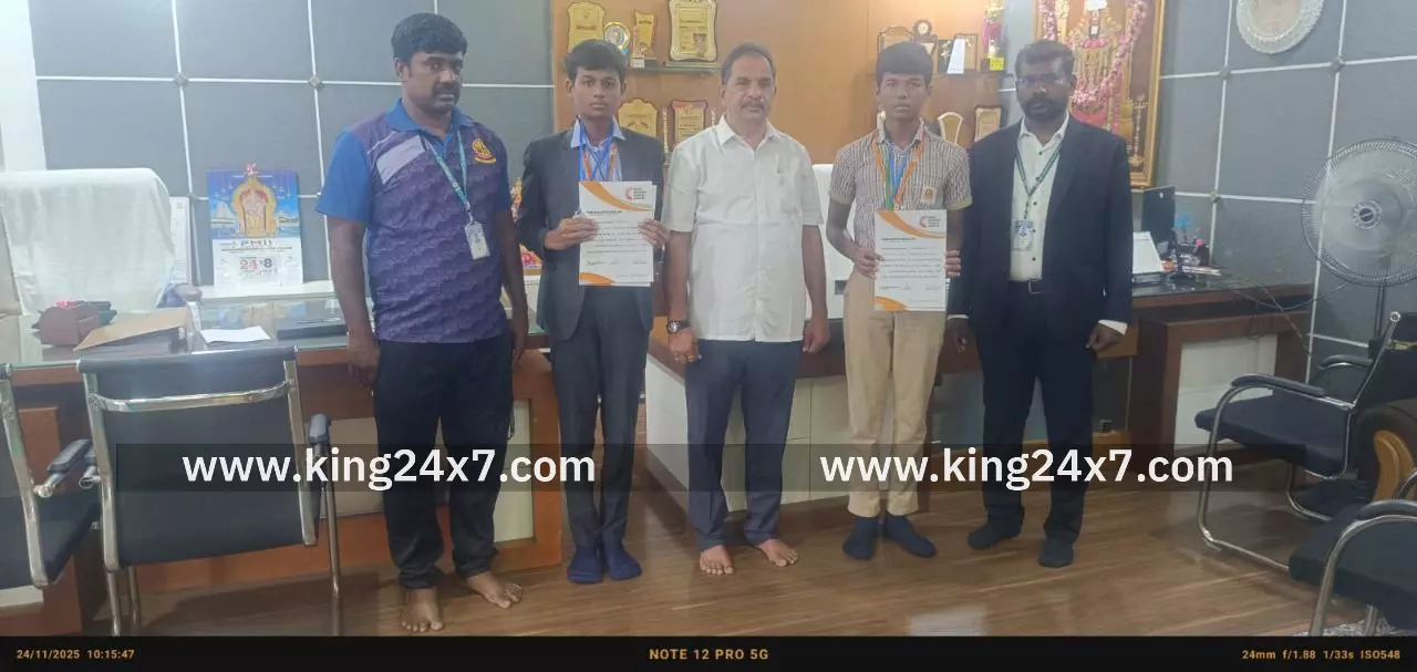 நவோதயா பள்ளி மாணவர்கள் நீச்சல் போட்டியில்  அசத்தலான அபார வெற்றி.