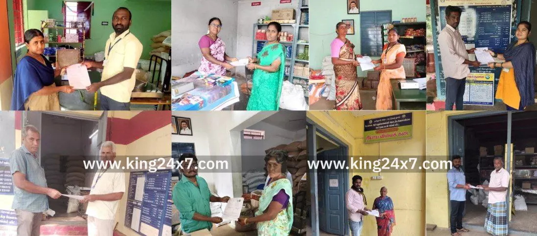 நியாய விலை கடைகளில் விற்பனையாளர்கள் மூலம் வாக்காளர்களிடமிருந்து 31,006 பூர்த்தி செய்யப்பட்ட வாக்காளர் பட்டியல், மாவட்ட ஆட்சியர் தகவல்.