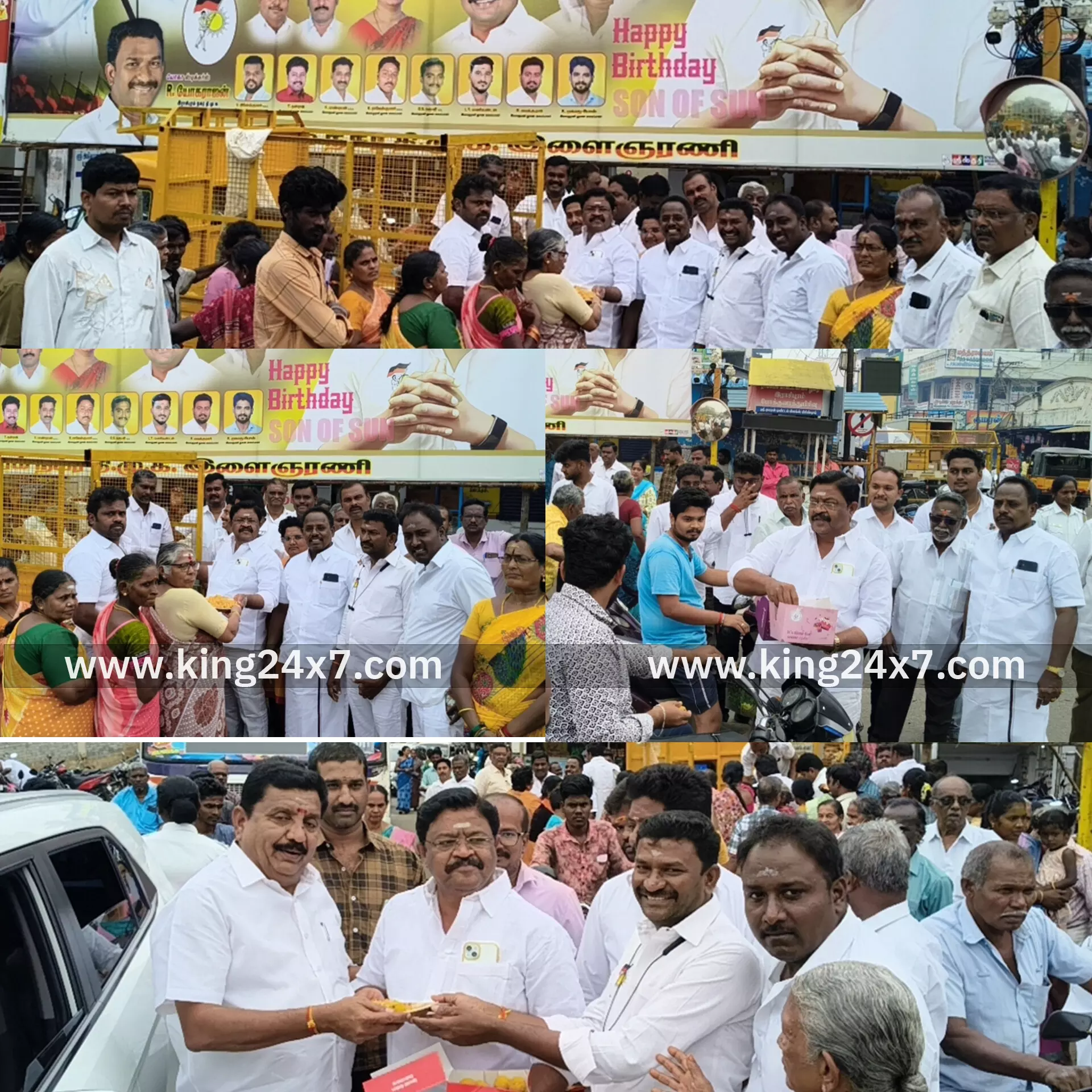 ராசிபுரம் நகர திமுக சார்பில் துணை முதல்வர் உதயநிதி பிறந்தநாள் கொண்டாட்டம்..