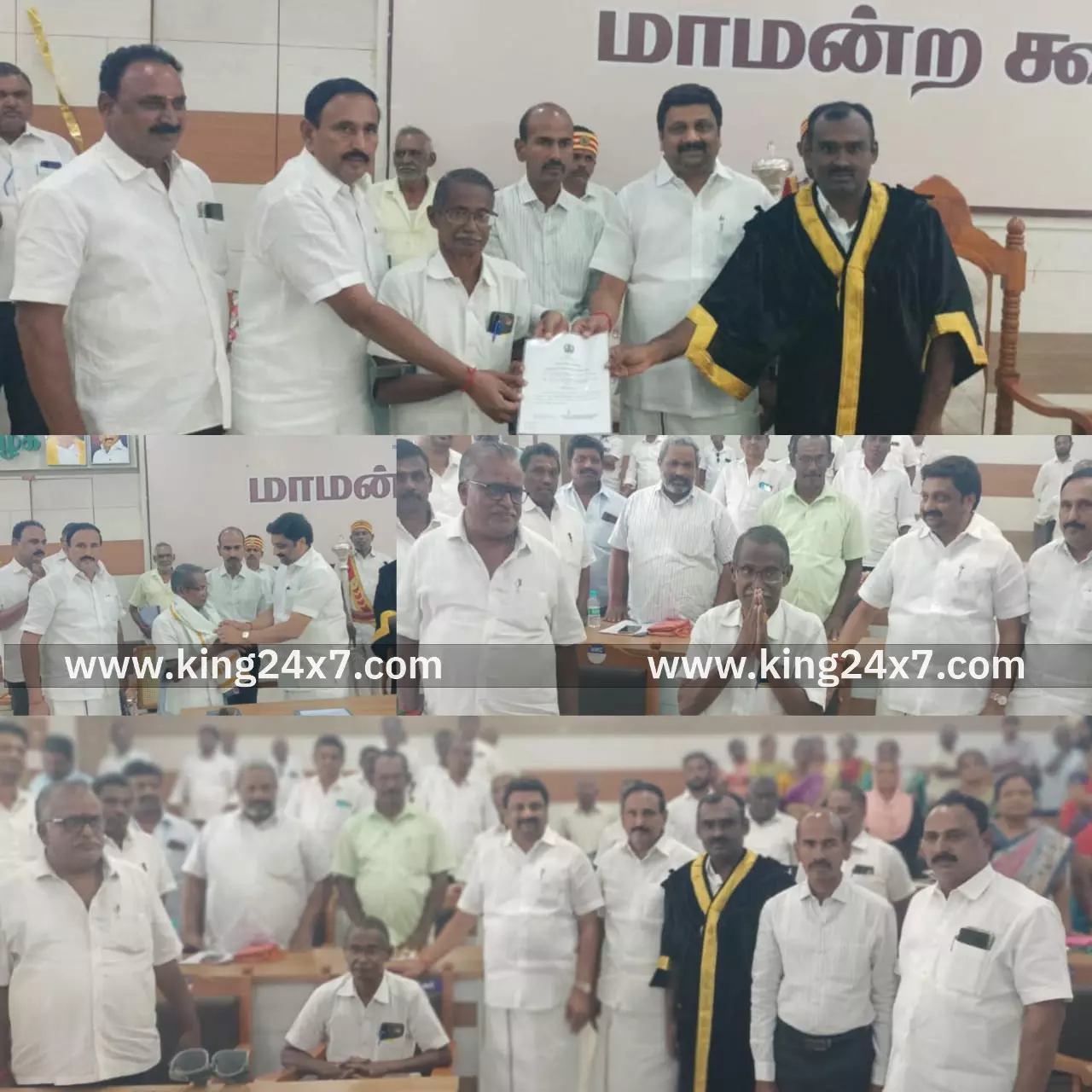 நாமக்கல் மாநகராட்சியில் நியமன உறுப்பினர் பதவியேற்பு! எம்பி., எம்எல்ஏ பங்கேற்று வாழ்த்து! நாமக்கல் மாநகராட்சியில் நியமன உறுப்பினர் பதவியேற்பு! எம்பி., எம்எல்ஏ பங்கேற்று வாழ்த்து!