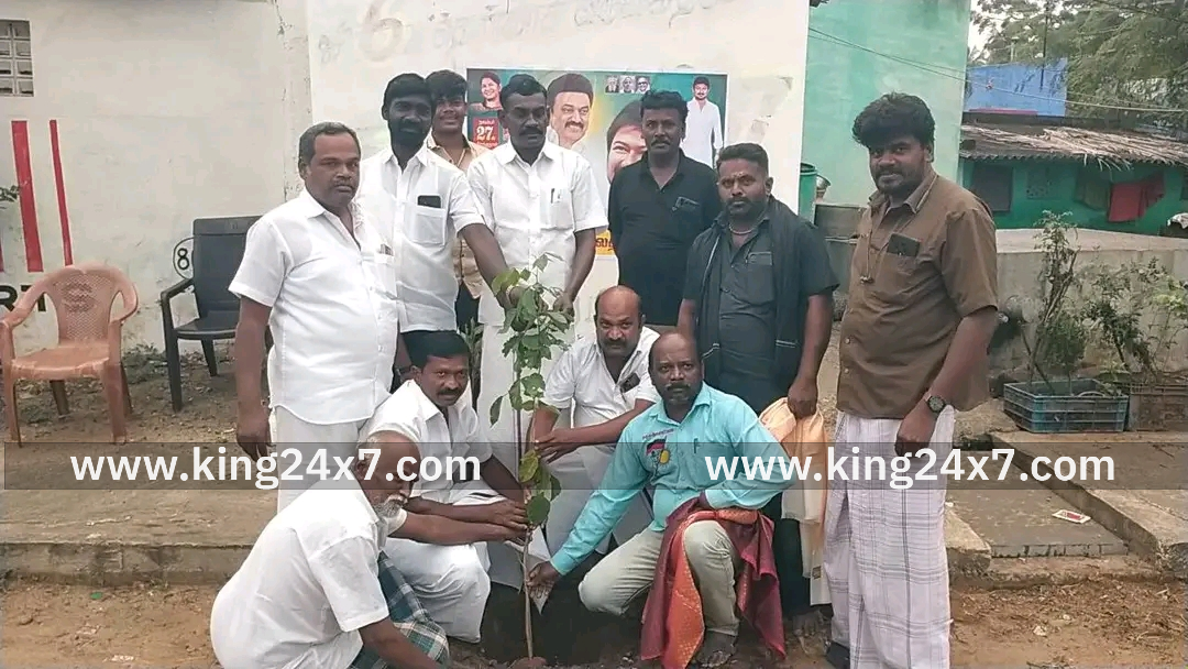 கடையநல்லூர் திமுக சார்பில் மரம் நடும் விழா