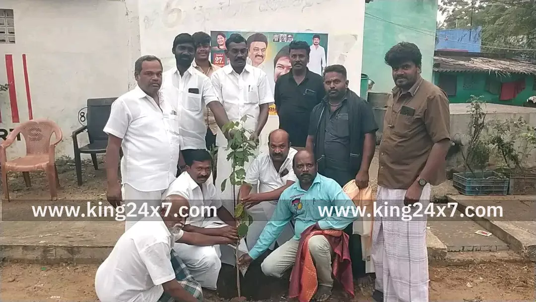 கடையநல்லூர் திமுக சார்பில் மரம் நடும் விழா