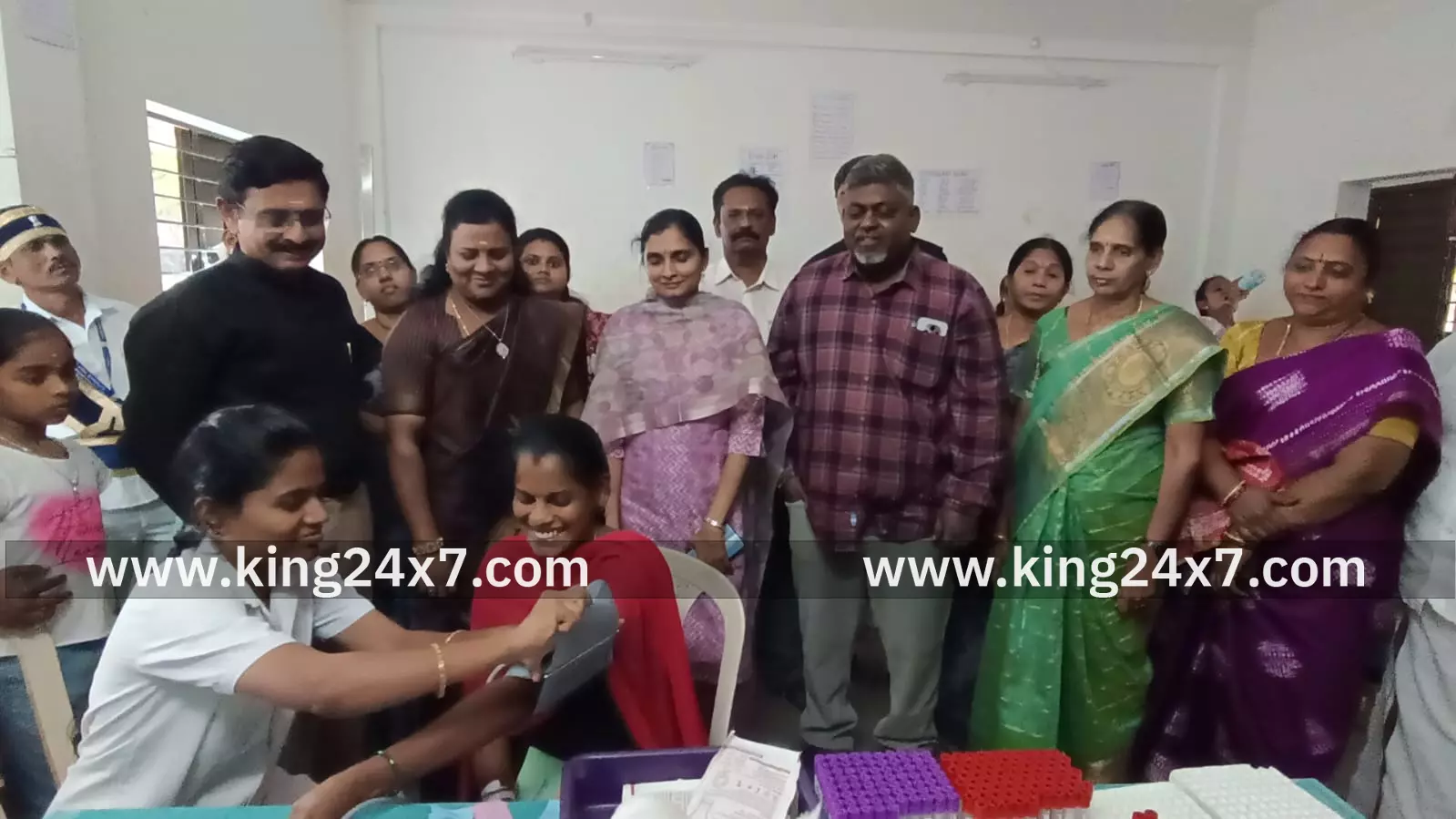 திருச்செங்கோட்டில் மருத்துவ மற்றும் மக்கள் நல்வாழ்வுத் துறை சார்பில் நலம் காக்கும் ஸ்டாலின் திட்ட முகாம் 