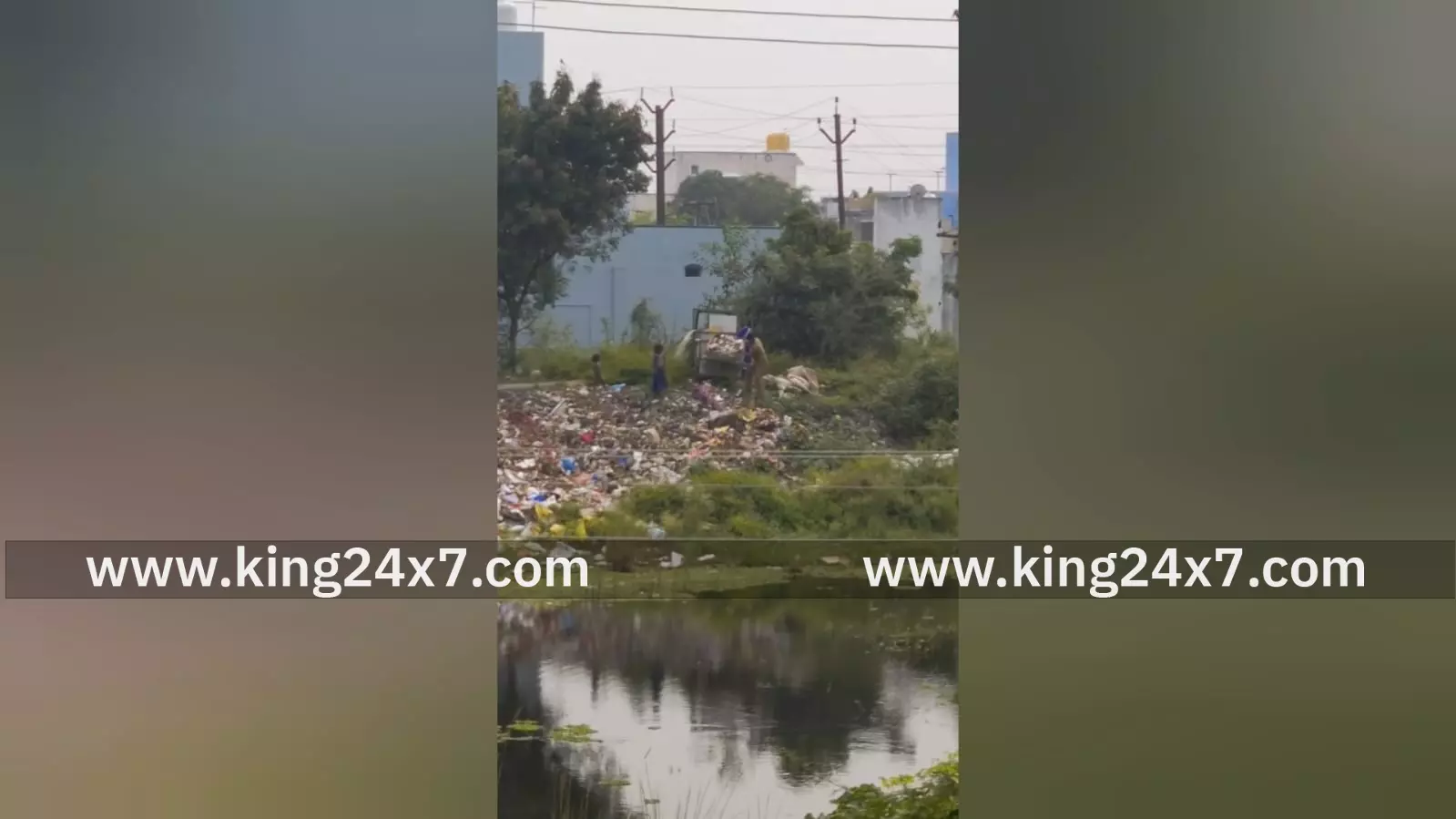 ஆரணி அருகே குப்பை கழிவுகளை கொட்டி நீர் நிலைகளை சீரழிக்கும் ஆரணி நகராட்சி நிர்வாகம்