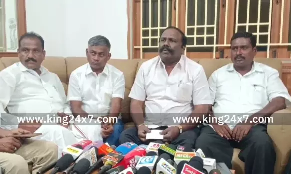 ஆவணங்களை மாற்றி மோசடி செய்த அன்புமணி மீது சட்ட நடவடிக்கைகள் பாயும். கரூரில் ராமதாஸ் தலைமையிலான பா.ம.க மேற்கு மற்றும் தெற்கு மண்டல செயலாளர் PMK பாஸ்கரன் பேட்டி.