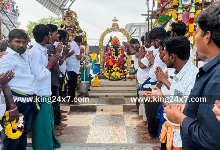 தொட்டிவாடி கன்னிமூல கணபதி ஆலயத்தில் மகா கும்பாபிஷேக விழா நடைபெற்றது.