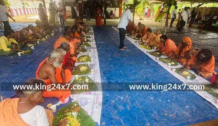 பவித்திரம்- சத்குரு ஸ்ரீலஸ்ரீ  பாலசுப்பிரமணிய சுவாமிகள் 13 ஆம் ஆண்டு குருபூஜை விழாவை முன்னிட்டு அன்னதானம் நடைபெற்றது.
