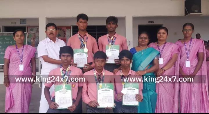 கரூர்-டேக் வெண்டோ போட்டியில் மாவட்ட அளவில் முதலிடம் பிடித்த மாணாக்கர்களுக்கு பாராட்டு.