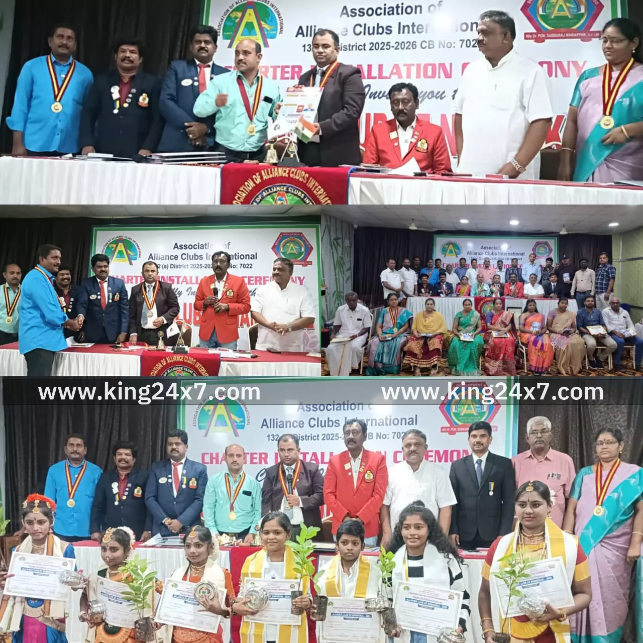 நாமக்கல் அலையன்ஸ் கிளப் புதிய நிர்வாகிகள் பதவியேற்பு விழா!