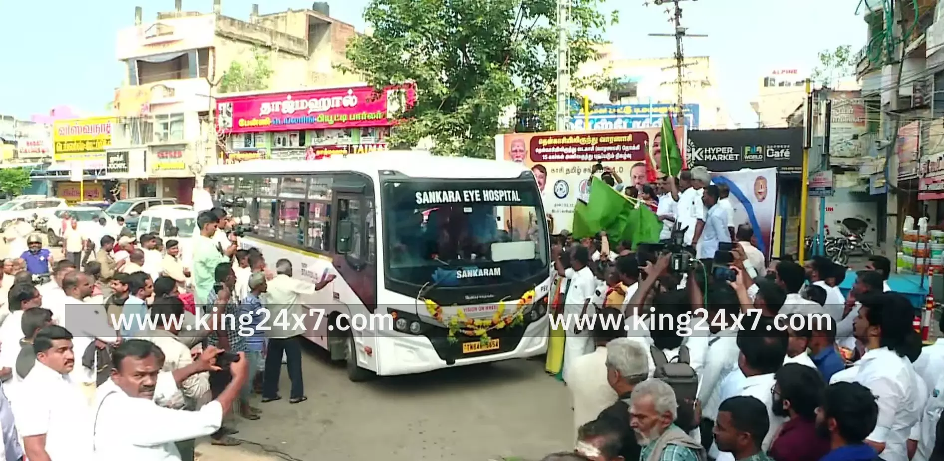 தென்காசியில் பாஜக சார்பில் காசி தமிழ் சங்க பயண தொடக்க நிகழ்ச்சி