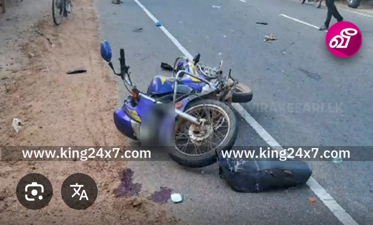 நின்று கொண்டிருந்தவர் மீது டூவீலர்
 மோதியதில் ஒருவர் படுகாயம்