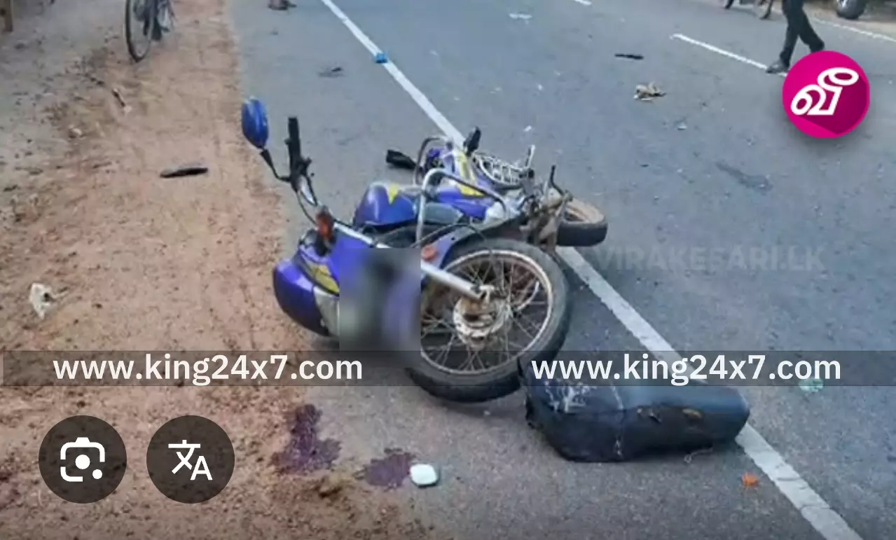 நின்று கொண்டிருந்தவர் மீது டூவீலர்  மோதியதில் ஒருவர் படுகாயம்