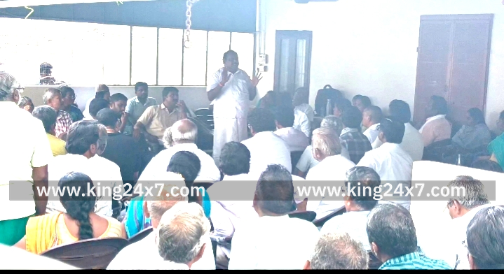 கரூரில் கோவில் இனாம் நிலம் பிரச்சனைக்கு ஒருங்கிணைந்த போராட்டமே தீர்வு. அனைத்துக் கட்சி ஆலோசனைக் கூட்டத்தில் முடிவு.