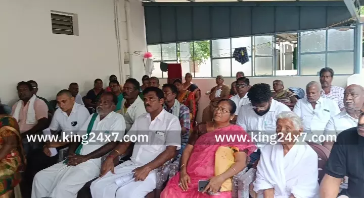 கரூரில் கோவில் இனாம் நிலம் பிரச்சனைக்கு ஒருங்கிணைந்த போராட்டமே தீர்வு. அனைத்துக் கட்சி ஆலோசனைக் கூட்டத்தில் முடிவு.