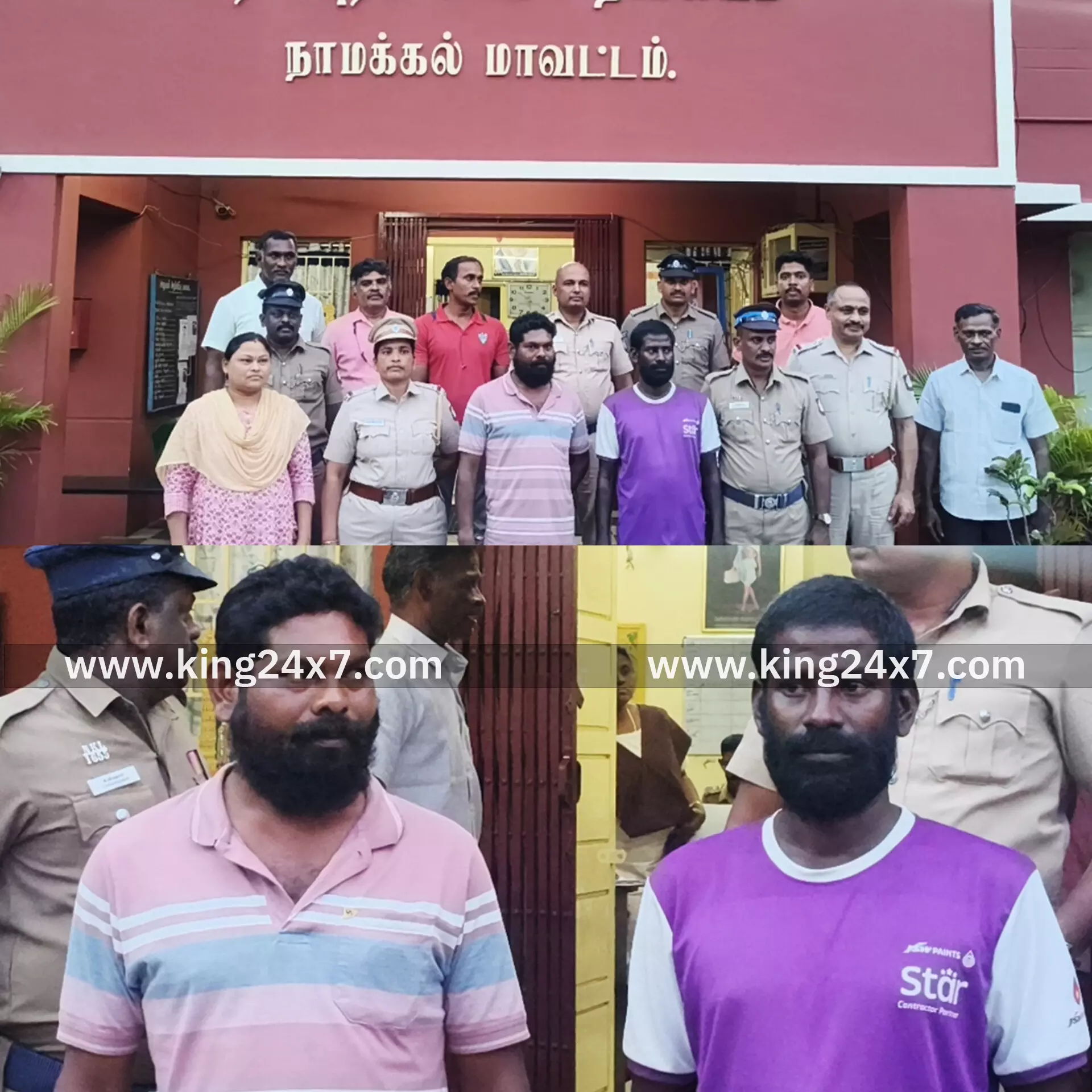 ராசிபுரம் அருகே கள்ளக்காதல் தொடர்பாக தொழிலாளி அடித்துக் கொலை. இருவர் கைது...