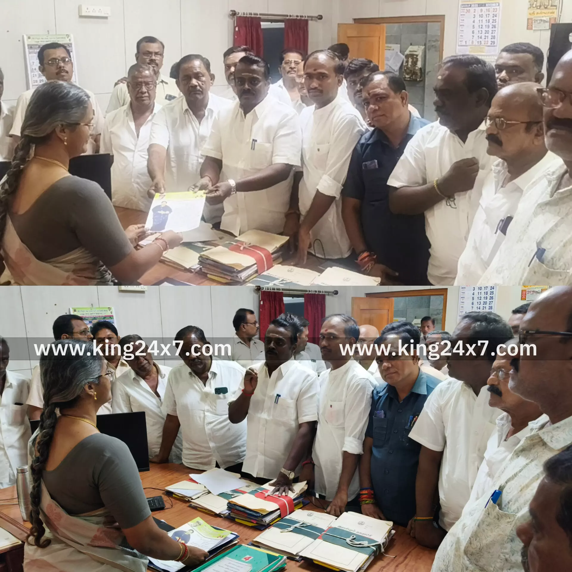 ராசிபுரம் நகராட்சியில் பணிகள் முடியாமல் வணிக வளாக கடை டெண்டர் அறிவிப்பு: வணிக வளாகம் முழுவதும் கட்டியப் பிறகே டெண்டர் விட அதிமுக கோரிக்கை மனு...