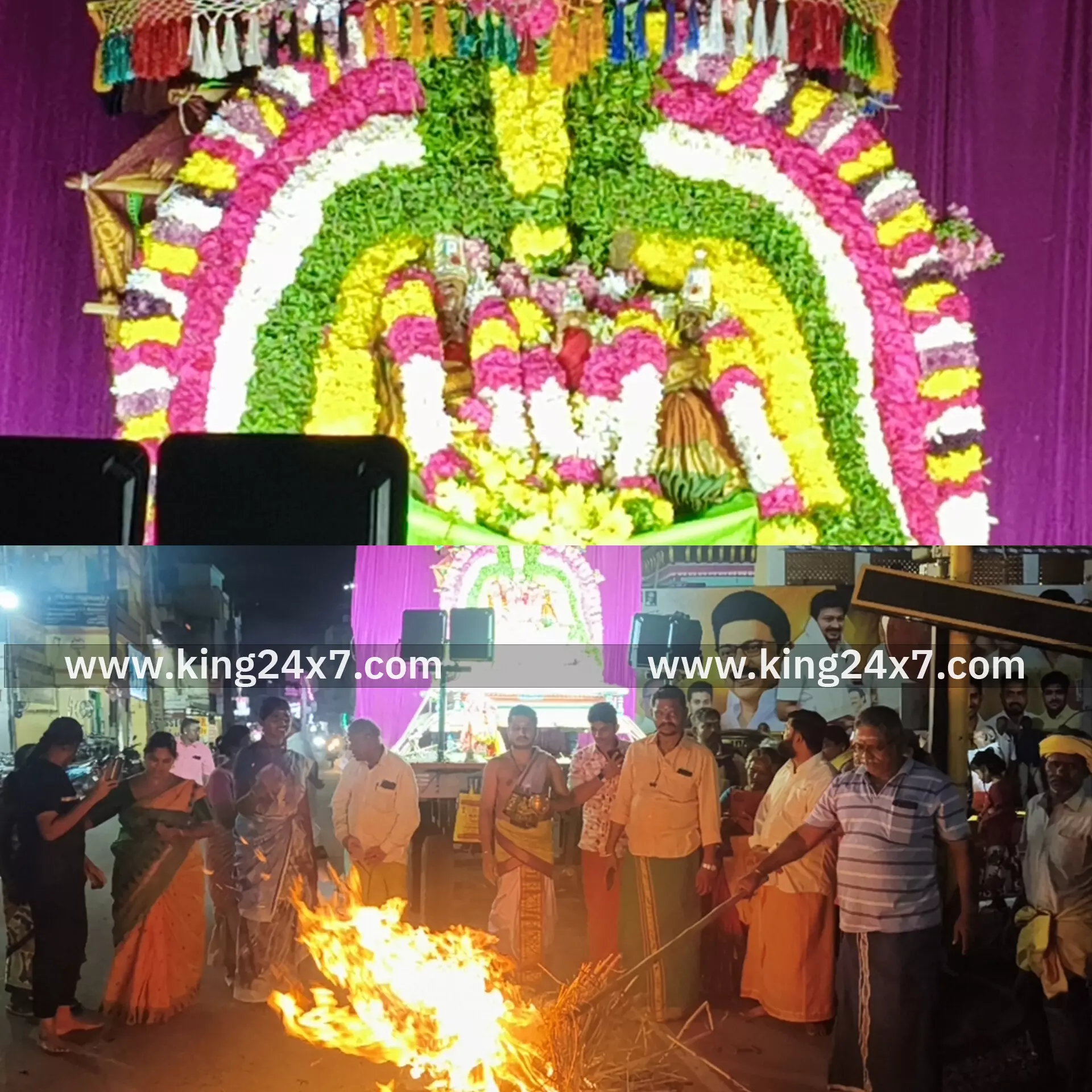 ராசிபுரத்தில் கார்த்திகை திருநாள் சுவாமி திருவீதி உலா: சொக்கப்பனை ஏற்றும் நிகழ்ச்சி நடைபெற்றது..