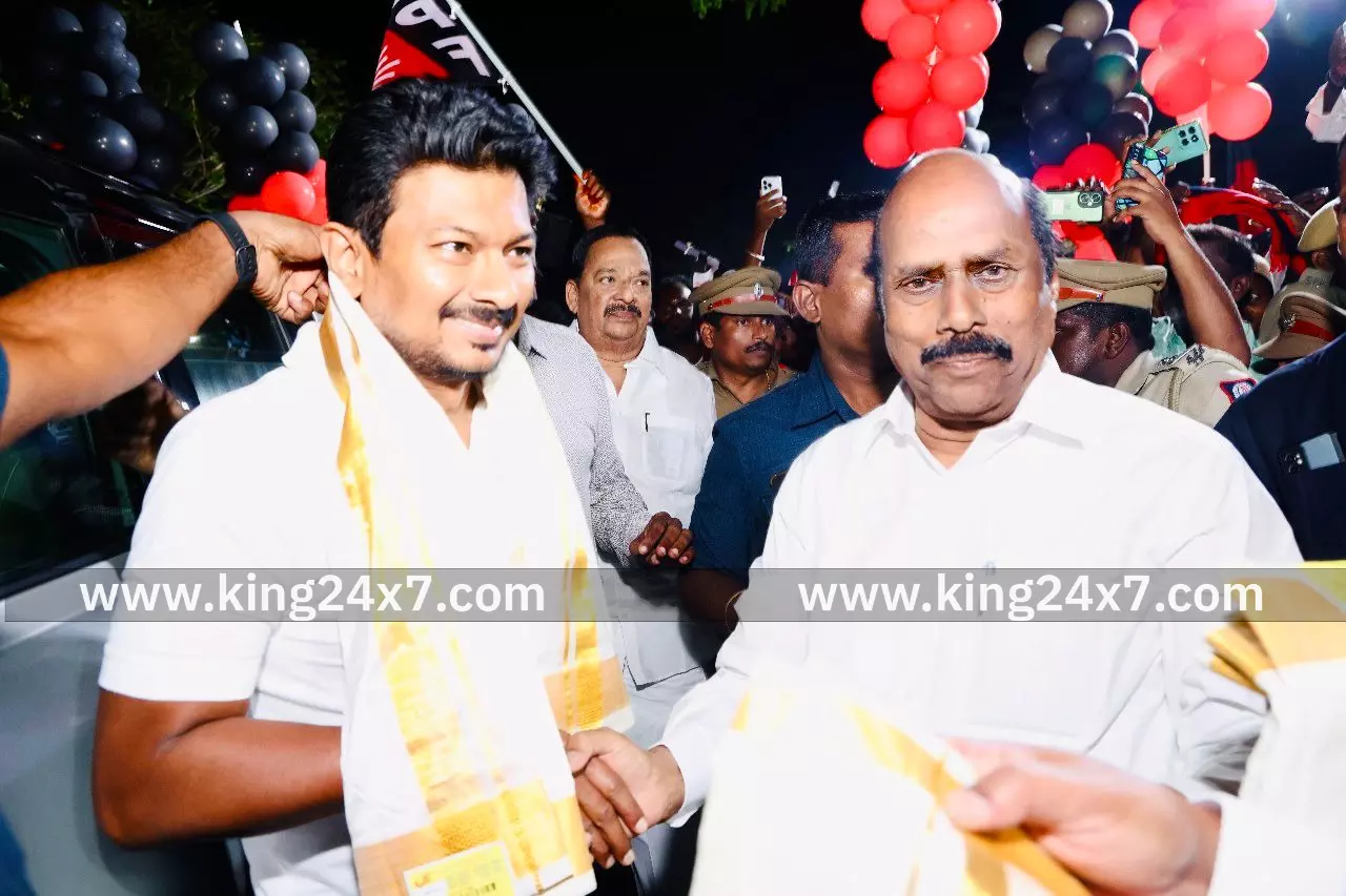 திருவண்ணாமலை வருகை புரிந்த துணை முதல்வர்.