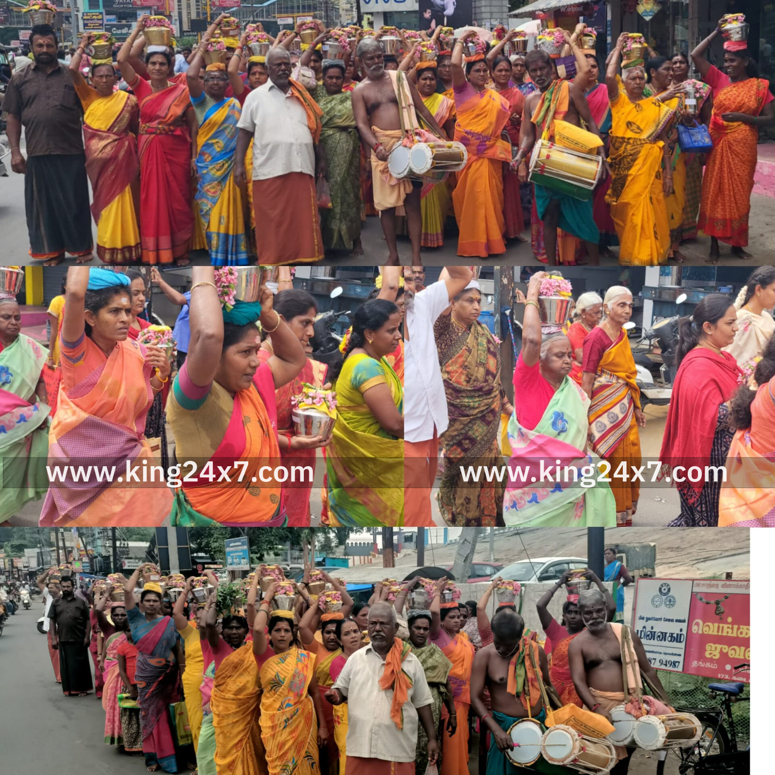 நாமக்கல் ஸ்ரீ ஐயப்பன் கோயிலில் இருந்து பால்குட ஊர்வலம்!