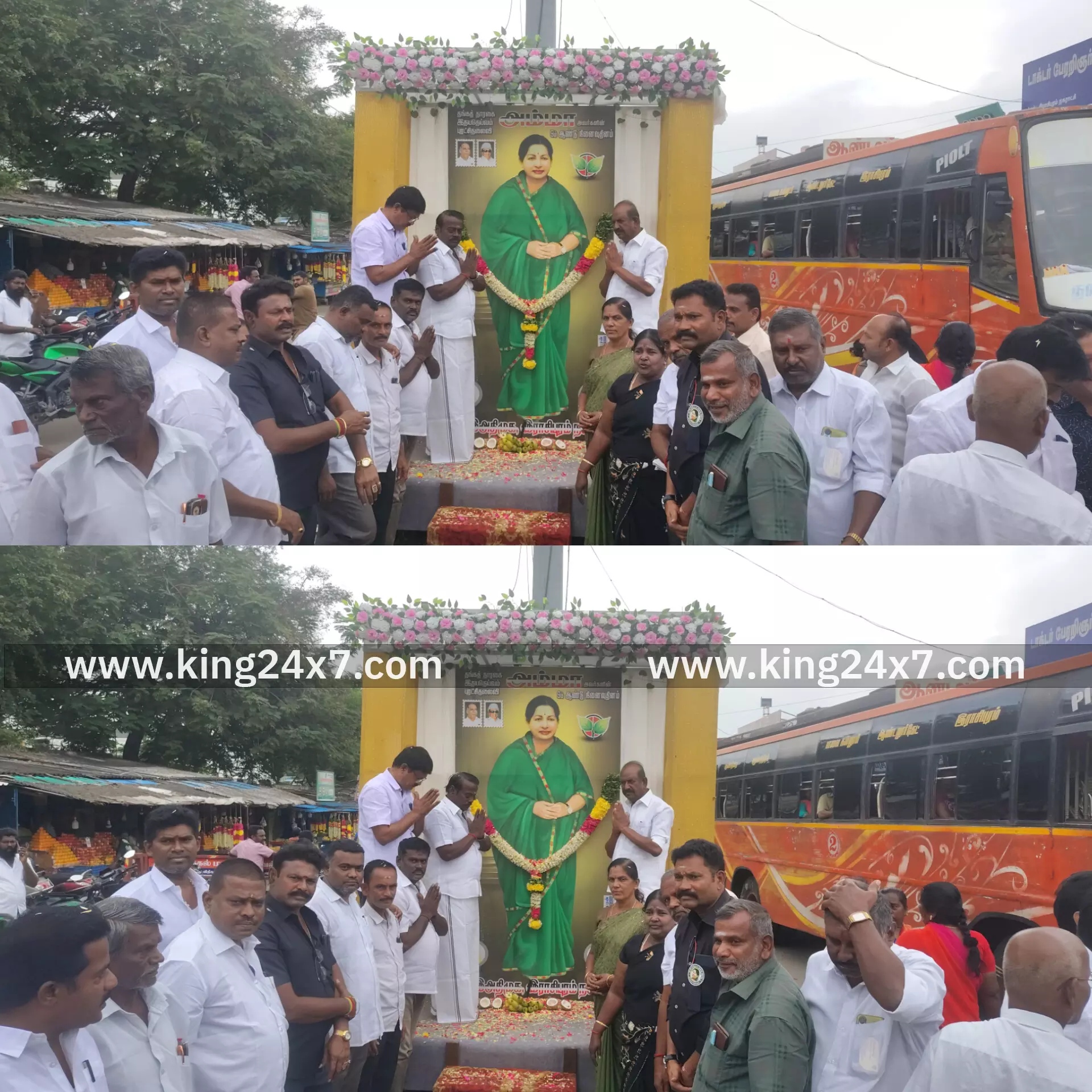 புரட்சி தலைவி செல்வி ஜெ. ஜெயலலிதாவின் 9 ஆம் ஆண்டு நினைவு தினம் – முன்னாள் நகர் மன்ற தலைவர் எம். பாலசுப்பிரமணியம்  புகழஞ்சலி..