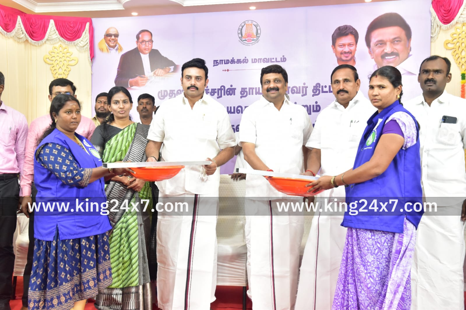 2484 பயனாளிகளுக்கு ரூபாய் 7.13 கோடி மதிப்பீட்டிலான அரசு நலத்திட்ட உதவிகளை வழங்கிய அமைச்சர் மா. மதிவேந்தன்.