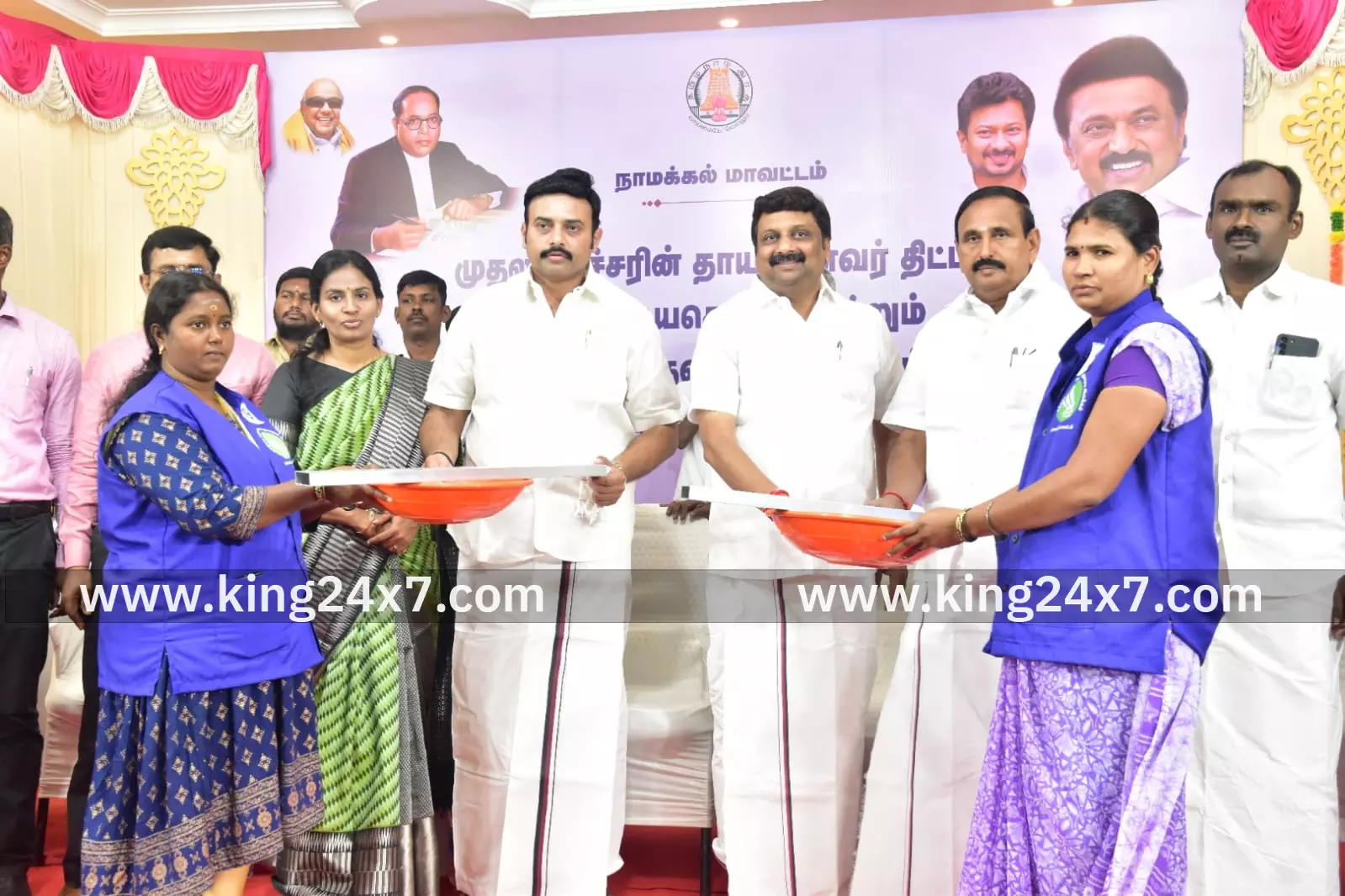 2484 பயனாளிகளுக்கு ரூபாய் 7.13 கோடி மதிப்பீட்டிலான அரசு நலத்திட்ட உதவிகளை வழங்கிய அமைச்சர் மா. மதிவேந்தன்.