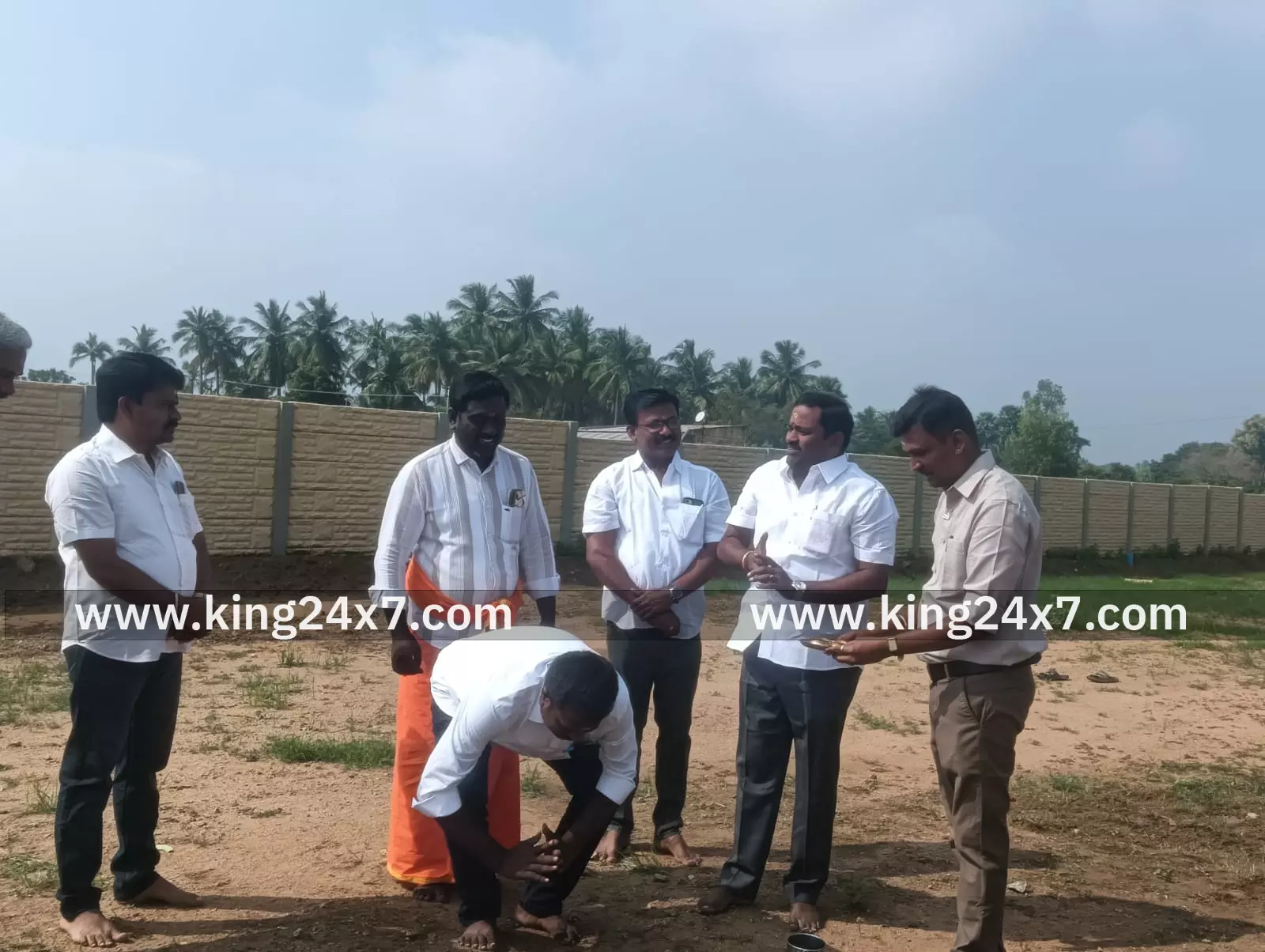 செட்டியபட்டி கனவு மெய்ப்படும் குழுமம்நடத்தும் பூமி பூஜை விழா நடைபெற்றது