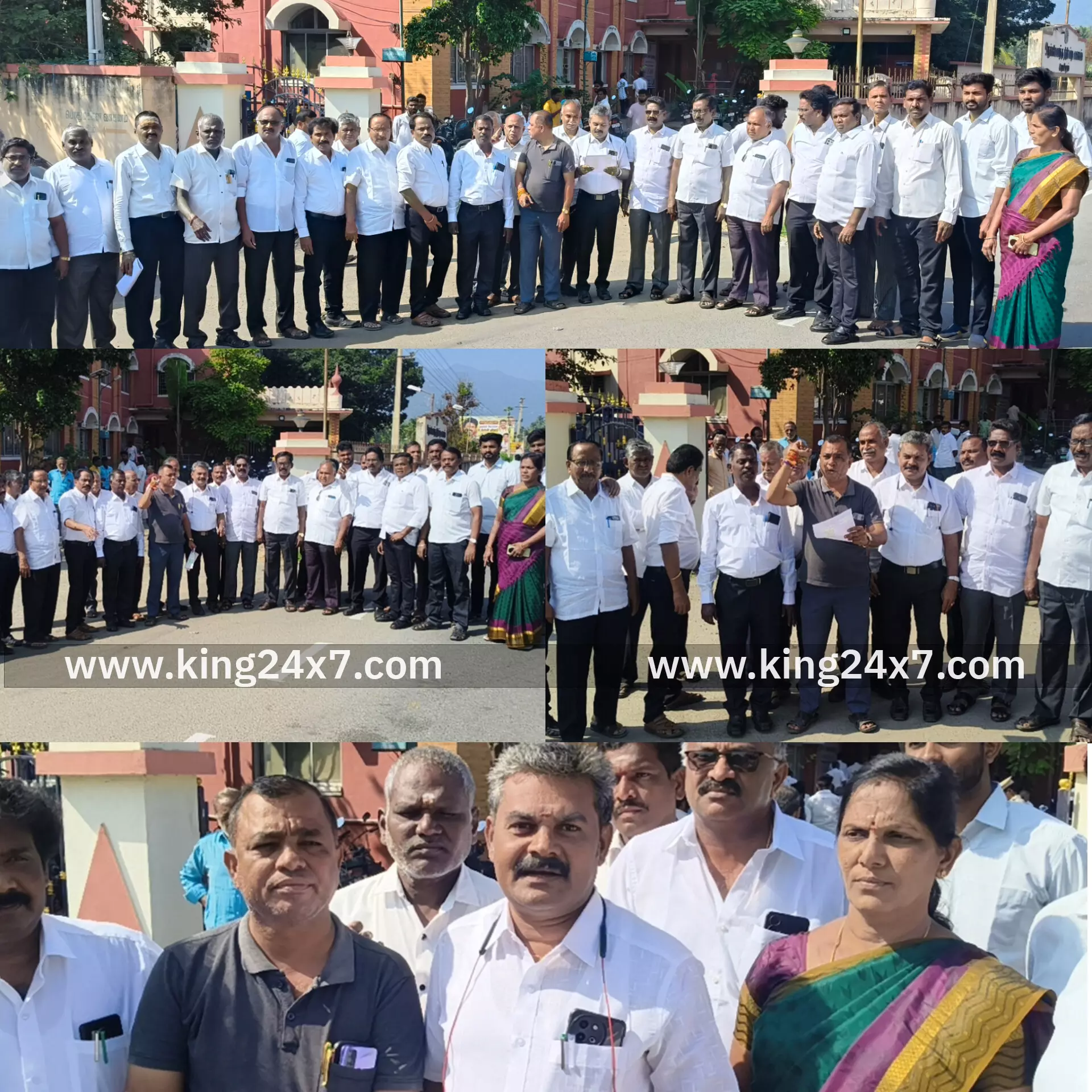 இ ஃபைலிங் முறையை கண்டித்து ராசிபுரத்தில் வழக்கறிஞர்கள் நீதிமன்ற வளாகத்தின் முன்பு ஆர்ப்பாட்டத்தில் ஈடுபட்டு, நீதிமன்றம் புறக்கணிப்பு... இ ஃபைலிங் முறையை கண்டித்து ராசிபுரத்தில் வழக்கறிஞர்கள் நீதிமன்ற வளாகத்தின் முன்பு ஆர்ப்பாட்டத்தில் ஈடுபட்டு, நீதிமன்றம் புறக்கணிப்பு...