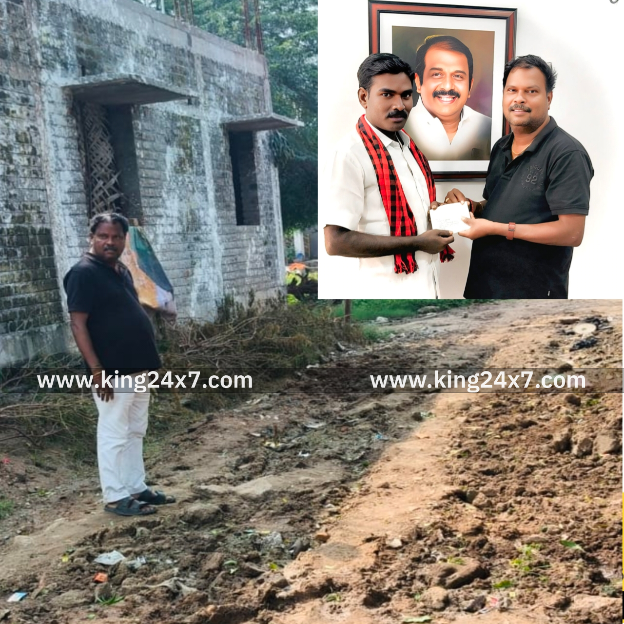 ரிஷிவந்தியம் ஊராட்சியில் மோசமான சாலையை சீரமைக்க உதவிக்கரம் நீட்டிய கவுன்சிலர்...