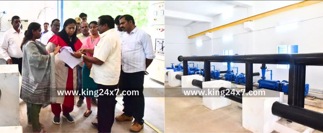 ரூ.24.67 கோடி மதிப்பீட்டில் பல்வேறு வளர்ச்சித் திட்டப் பணிகளை நேரில் சென்று ஆய்வு மேற்கொண்ட நாமக்கல் மாவட்ட கண்காணிப்பு அலுவலர் சிறுபான்மையினர் நல ஆணையர் மு.ஆசியா மரியம். ரூ.24.67 கோடி மதிப்பீட்டில் பல்வேறு வளர்ச்சித் திட்டப் பணிகளை நேரில் சென்று ஆய்வு மேற்கொண்ட நாமக்கல் மாவட்ட கண்காணிப்பு அலுவலர் சிறுபான்மையினர் நல ஆணையர் மு.ஆசியா மரியம்.