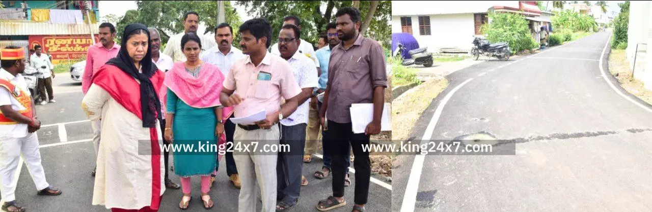 ரூ.24.67 கோடி மதிப்பீட்டில் பல்வேறு வளர்ச்சித் திட்டப் பணிகளை நேரில் சென்று ஆய்வு மேற்கொண்ட நாமக்கல் மாவட்ட கண்காணிப்பு அலுவலர் சிறுபான்மையினர் நல ஆணையர் மு.ஆசியா மரியம். ரூ.24.67 கோடி மதிப்பீட்டில் பல்வேறு வளர்ச்சித் திட்டப் பணிகளை நேரில் சென்று ஆய்வு மேற்கொண்ட நாமக்கல் மாவட்ட கண்காணிப்பு அலுவலர் சிறுபான்மையினர் நல ஆணையர் மு.ஆசியா மரியம்.