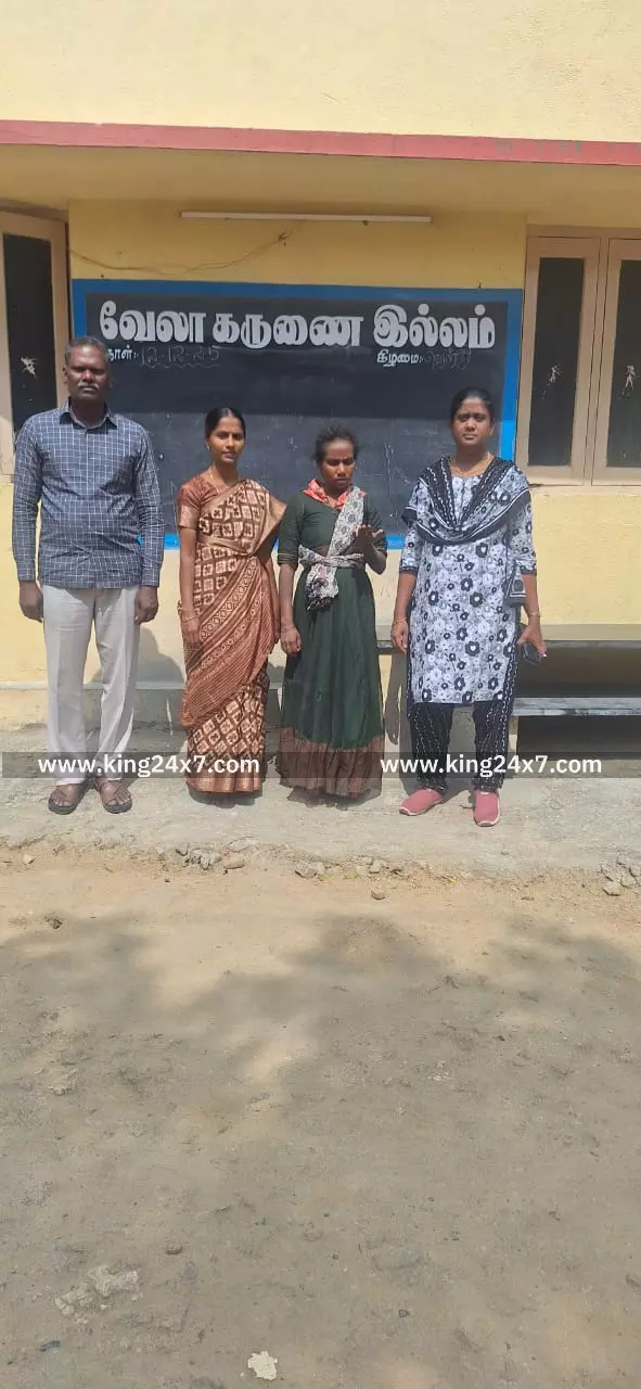 பெரம்பலூர் நகரப் பகுதியில் சுற்றித்திரிந்த மனநல பாதிக்கப்பட்ட பெண் காவல்துறை மீட்பு