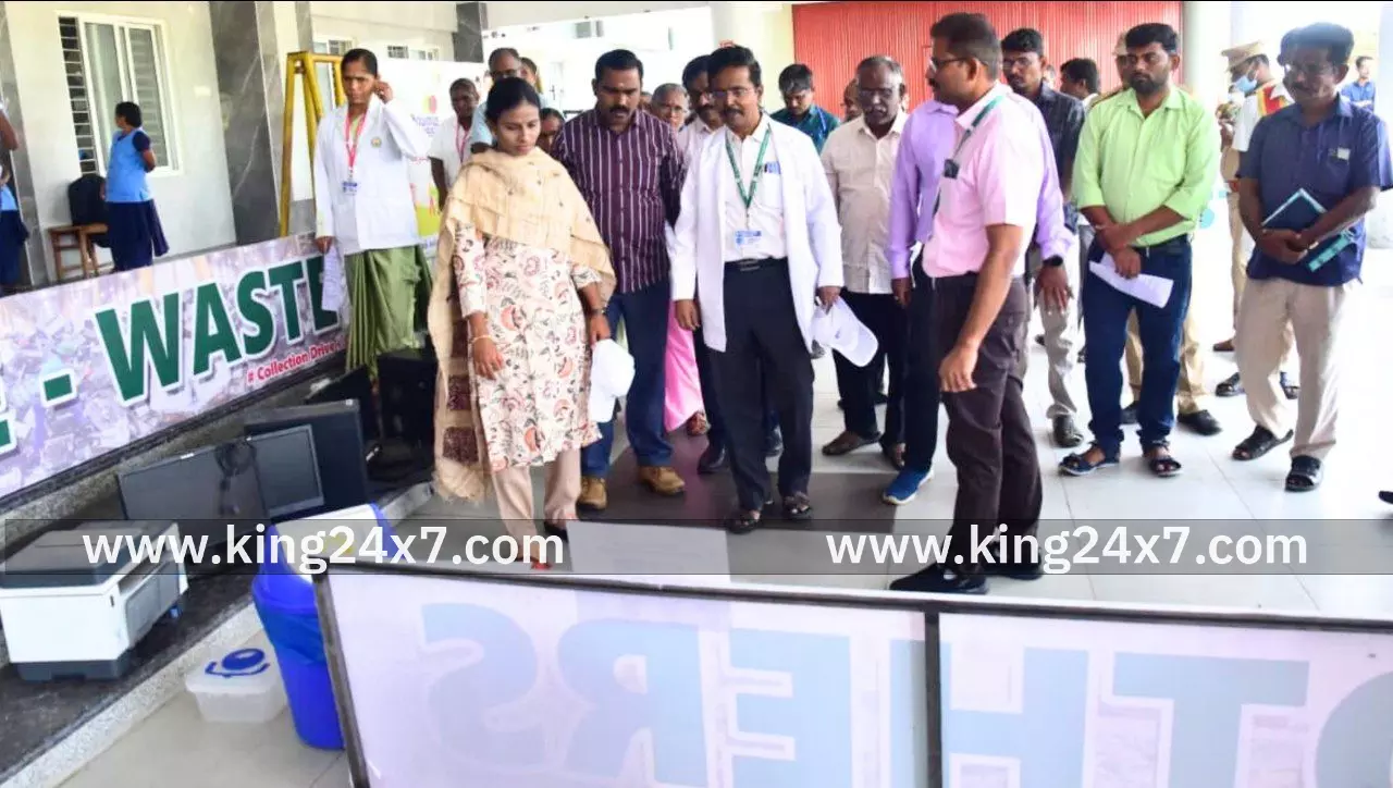 தூய்மை மிஷன் 4.0 கழிவு சேகரிப்பு இயக்கத்தினை தொடங்கி வைத்த மாவட்ட ஆட்சியர். தூய்மை மிஷன் 4.0 கழிவு சேகரிப்பு இயக்கத்தினை தொடங்கி வைத்த மாவட்ட ஆட்சியர்.