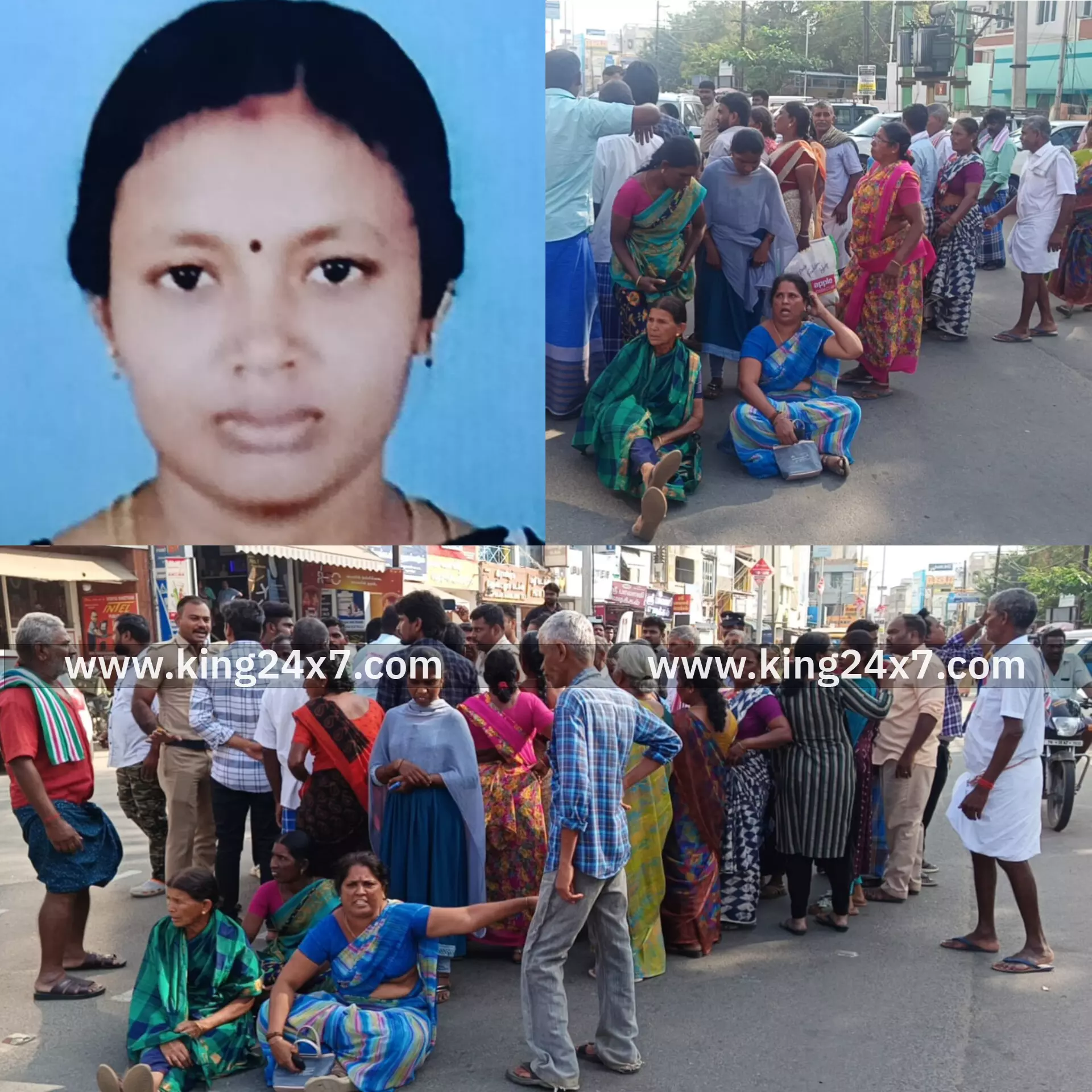 ராசிபுரம் அருகே சாலை விபத்தில் தலையில் பலத்த காயமடைந்த பெண் சிகிச்சை பலனின்றி உயிரிழப்பு: ஆம்னி ஓட்டுனர் மீது உரிய நடவடிக்கை எடுக்க வில்லை என கூறி உறவினர்கள் சாலை மறியல்... ராசிபுரம் அருகே சாலை விபத்தில் தலையில் பலத்த காயமடைந்த பெண் சிகிச்சை பலனின்றி உயிரிழப்பு: ஆம்னி ஓட்டுனர் மீது உரிய நடவடிக்கை எடுக்க வில்லை என கூறி உறவினர்கள் சாலை மறியல்...