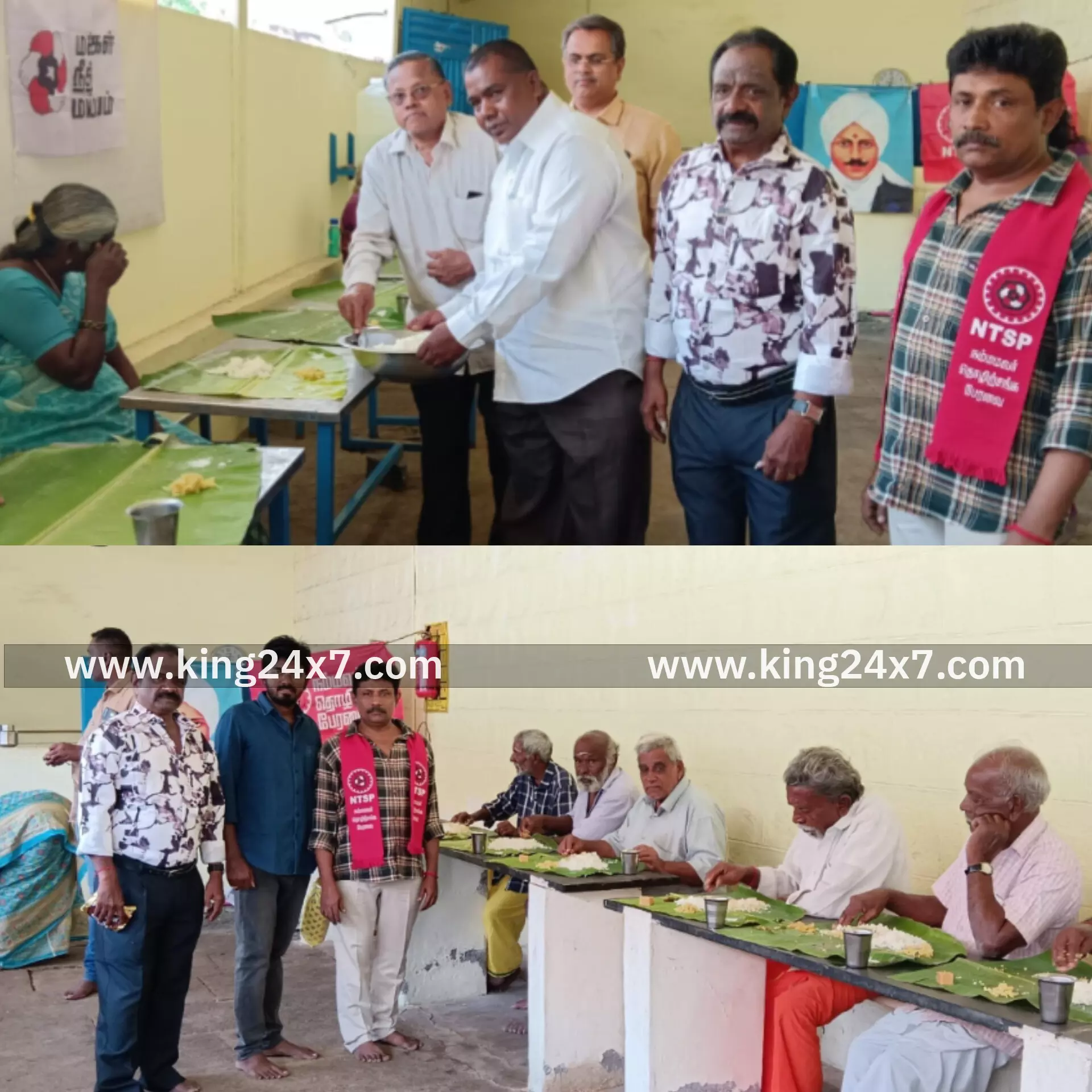 MNM(நம்மவர் தொழில் சங்க பேரவை) சார்பில் பாரதியார் பிறந்தநாளை முன்னிட்டு ஸ்ரீ நித்திய சுமங்கலி அம்மன் கோவிலில் அன்னதானம்...